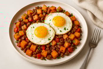 Nourishing Sweet Potato Hash with Eggs: A Whole-Foods Breakfast